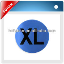 Newest design directly factory sticker hangtag for garments