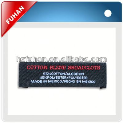 Customed directly factory woven label wash care label