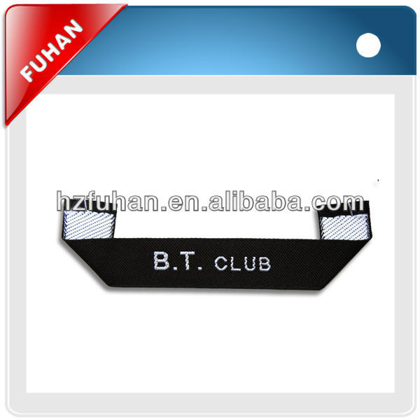 Customized directly high quality factory woven clothing labels