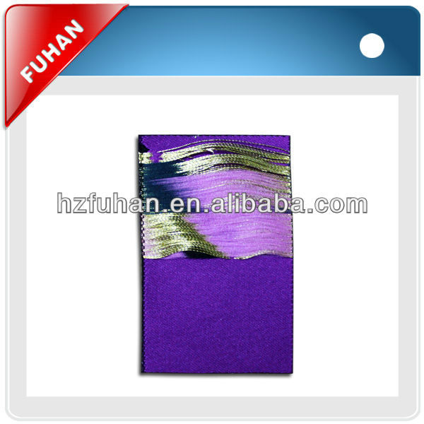 Colorful fashion accessory labels at competitive factory price