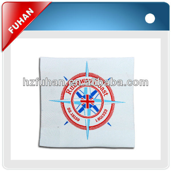 Colorful fashion accessory labels at competitive factory price
