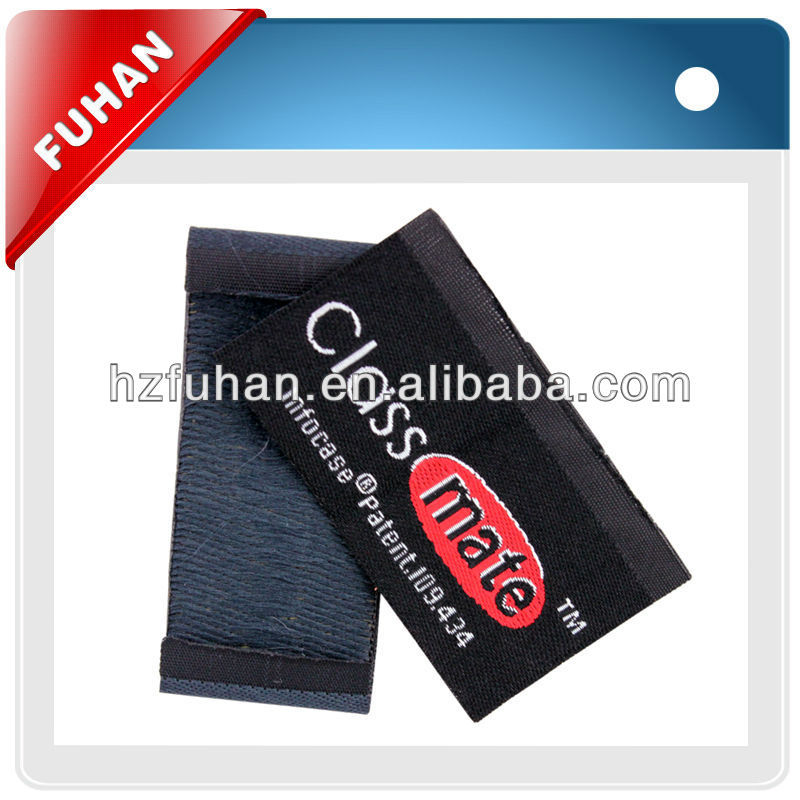Amazing customized high quality shield shaped label for garment