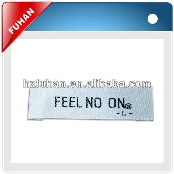 2013 Best Quality woven letter patch for apparels