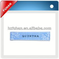 2013 Directly factory size tags woven label