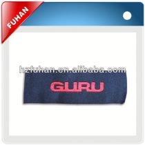 2013 Directly factory jeans label jeans label custom woven label for garment