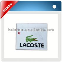 2013 Directly factory clothing tags labels custom