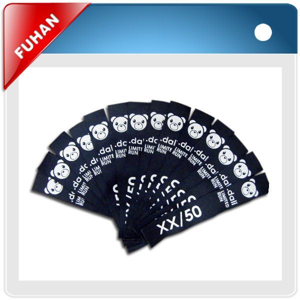 garment accessory woven label shapes