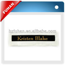 Colorful design damask woven labels