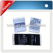Brand Garment washing instructions woven labels