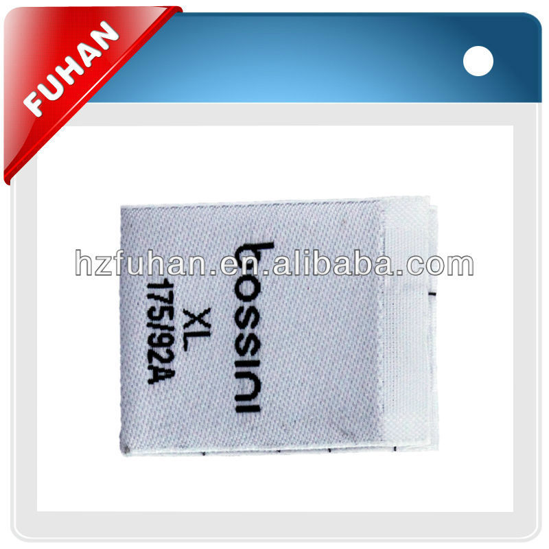 2013 Best Quality textile woven patch for clothes industry