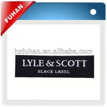 polyester woven logo label