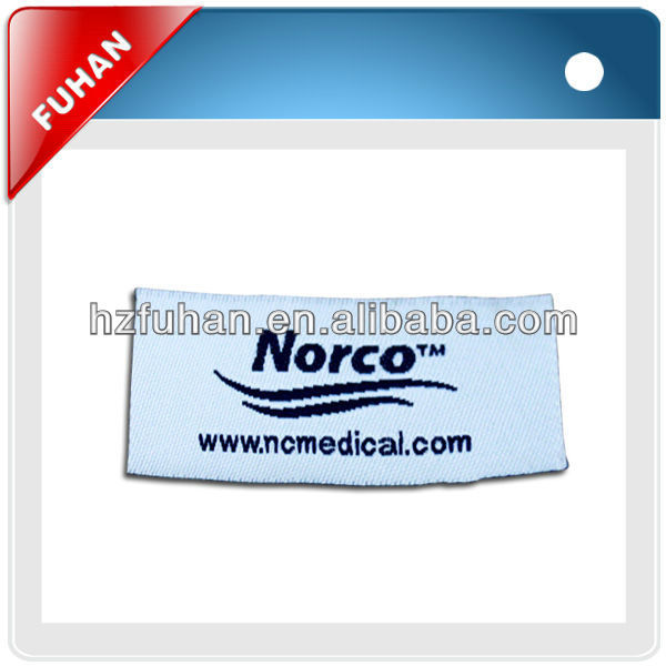 High Density woven clothing labels for garments