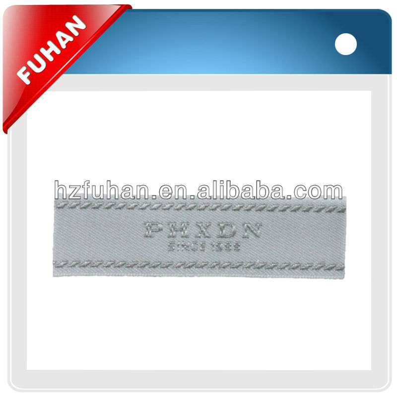 High Density woven clothing labels for garments