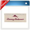 Directly factory woven labels damask for garments