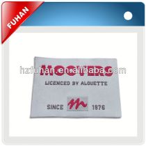 Colorful good quality clothing woven label