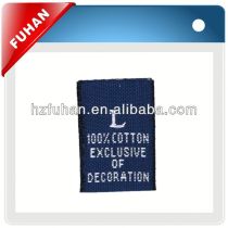 High Density And Colorful clothing woven labels