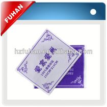 high density adhesive woven clothing labels