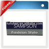 Supply 2014 polyester yarn centerfold woven label