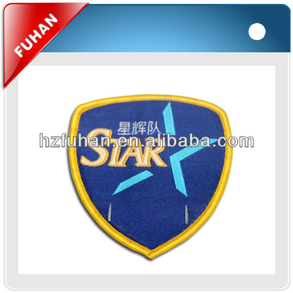 2014 wholesale customized Ice skating woven patch with high density