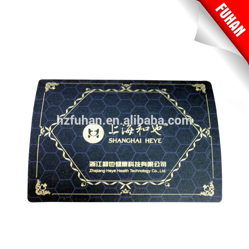 Damask good quality main woven label for garment