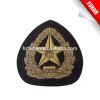 Shoulder woven patch & label in apparel with overlodk border