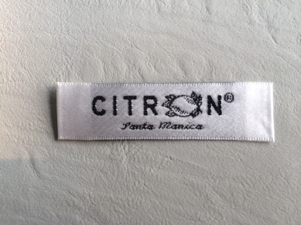 End folded cloth woven label