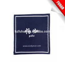 Hot sale customized straight cut damask woven labels