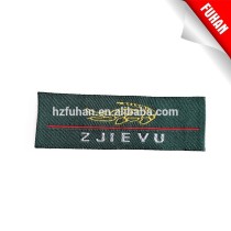 Garment labels product type and cloth material woven label