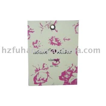 paper tag widely used as fashion accessories applied to apparel,garment,clothes,homespun fabric and room ornaments.