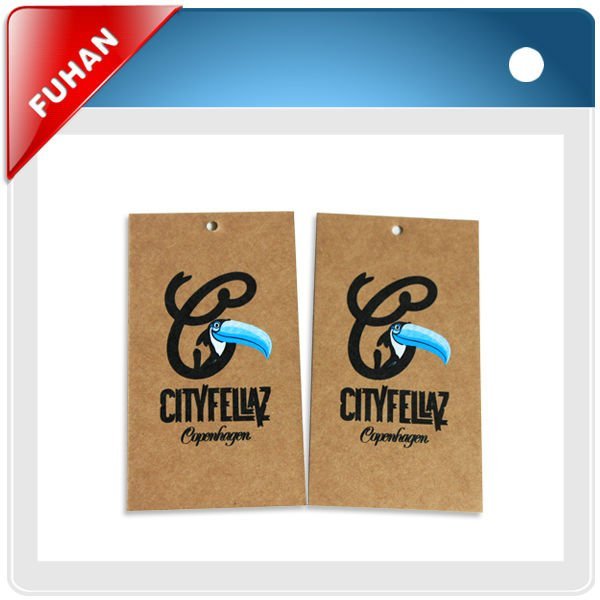 widely used directly factory custom hangtag for garment