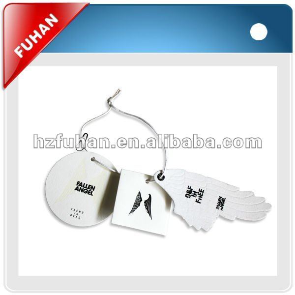 Directly factory high quality paper hang tags for garment