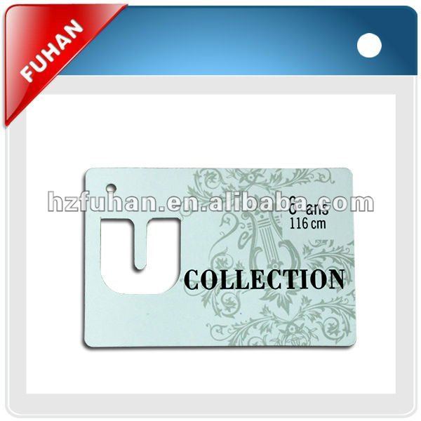 wholesale from china Small White Jewelry Price Tags With String