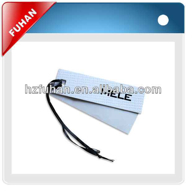 2013 newest design high quality hang tag for gament