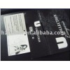 2012 fashhion paper garment hang tag