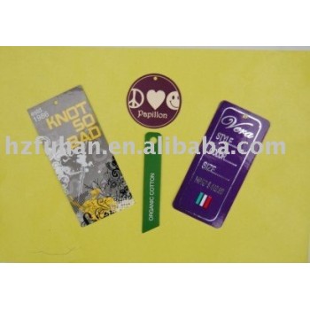 Customized paper hang tag of printing for handbag