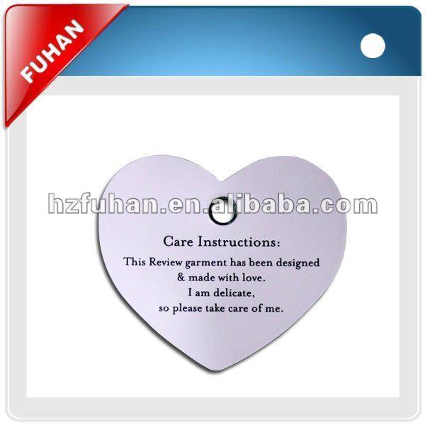 advertising paper hangtag for business gift