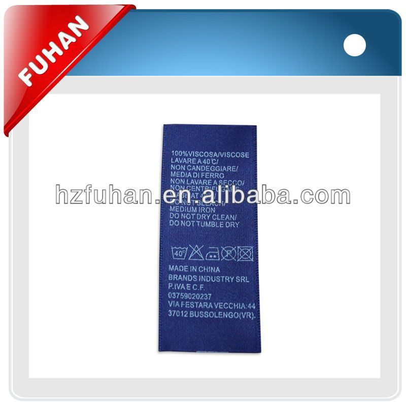 Directly factory customed hangtag label