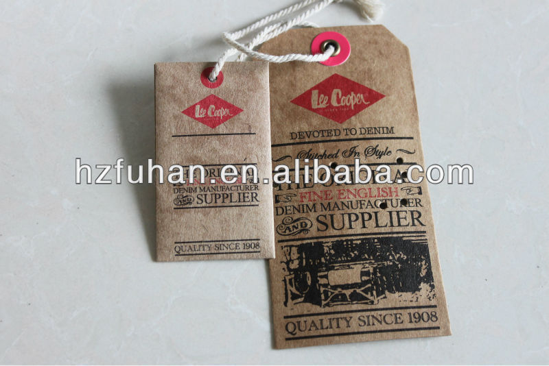 charm pressed printing tags made by craft paper