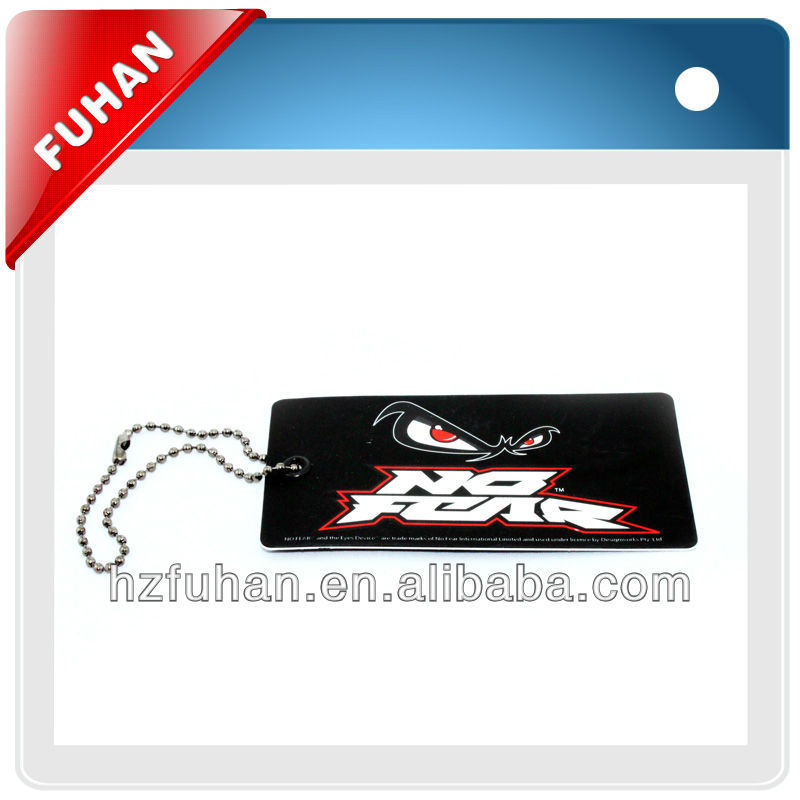 Newest design directly factory lenticular hangtag for clothing