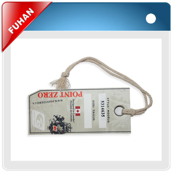Direct Manufacturer Printed garment tags