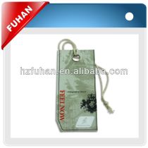 fashion paper tags for V-shaped collar MS sweater