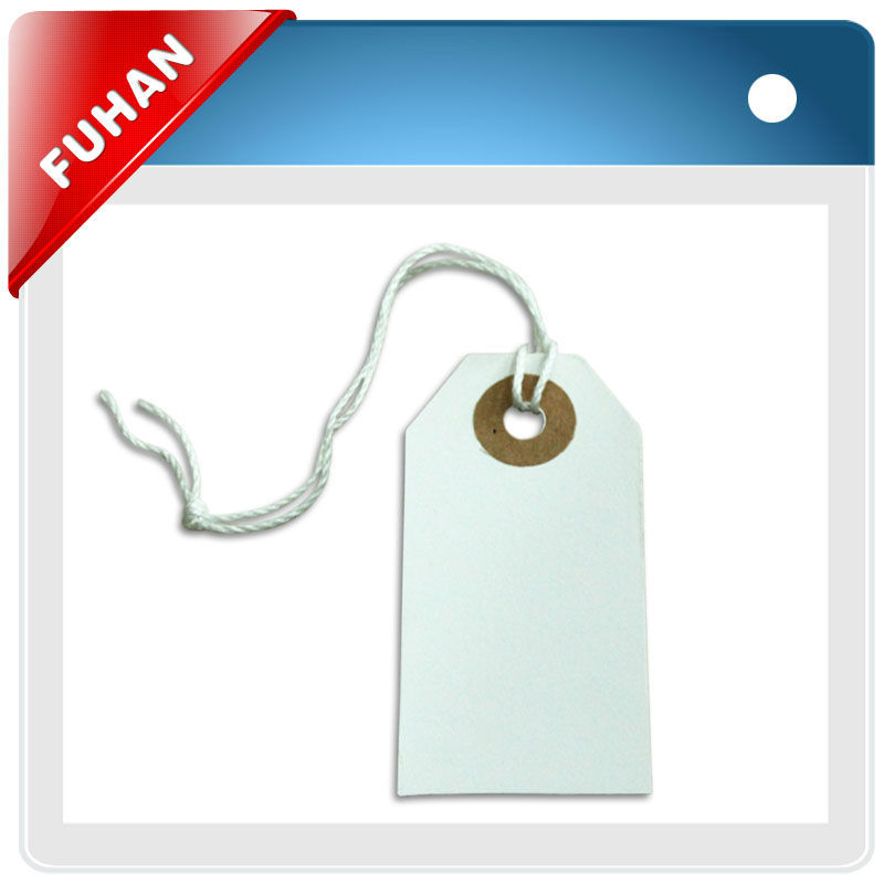 Fashionable hole punched hangtag