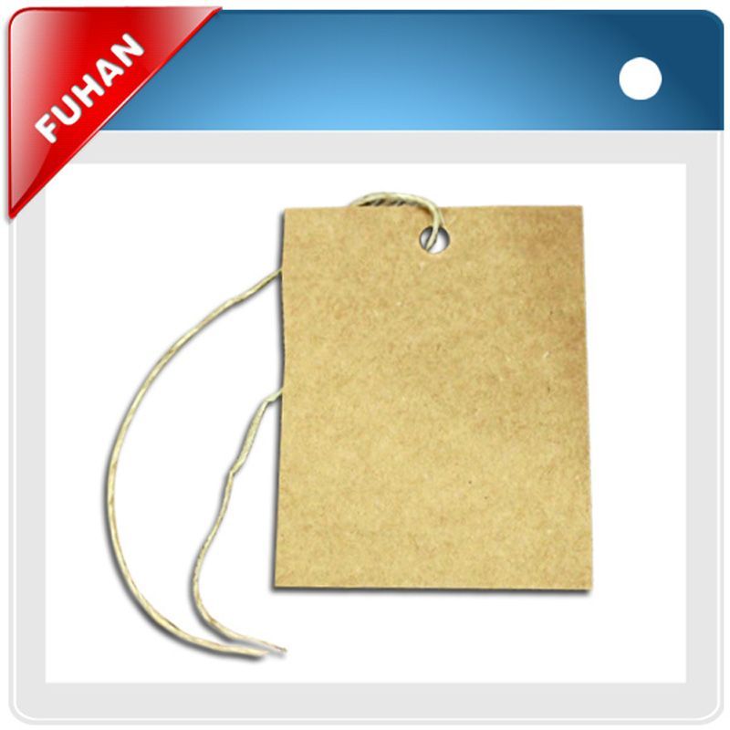 2013 cheap garment brown paper hang tag