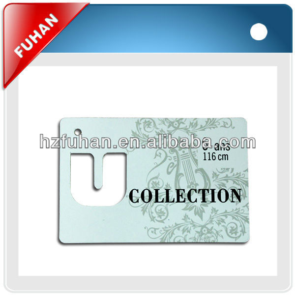 2013 Best Quality hand tag printing for garments