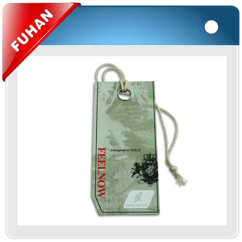 Direct Manufacturer high quality and beautiful appearance old fashion kraft hang tag