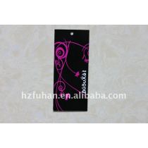 2011 fashion blank ground with pink logo hang tags
