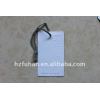 fashoin white paper hangtags for girls clothes