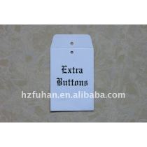 300g glossy paper hangtags for buttons