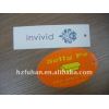 round colorful garment hangtags