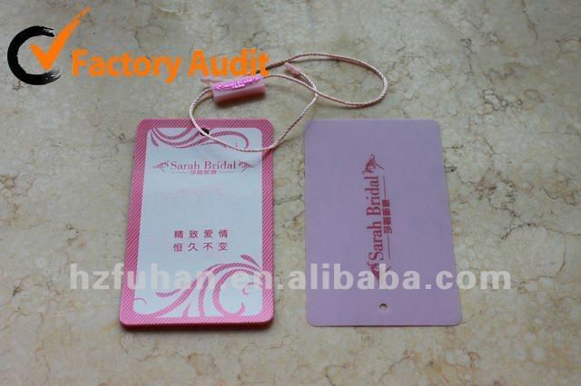 Fashionable Hangtags with Eyelets/String